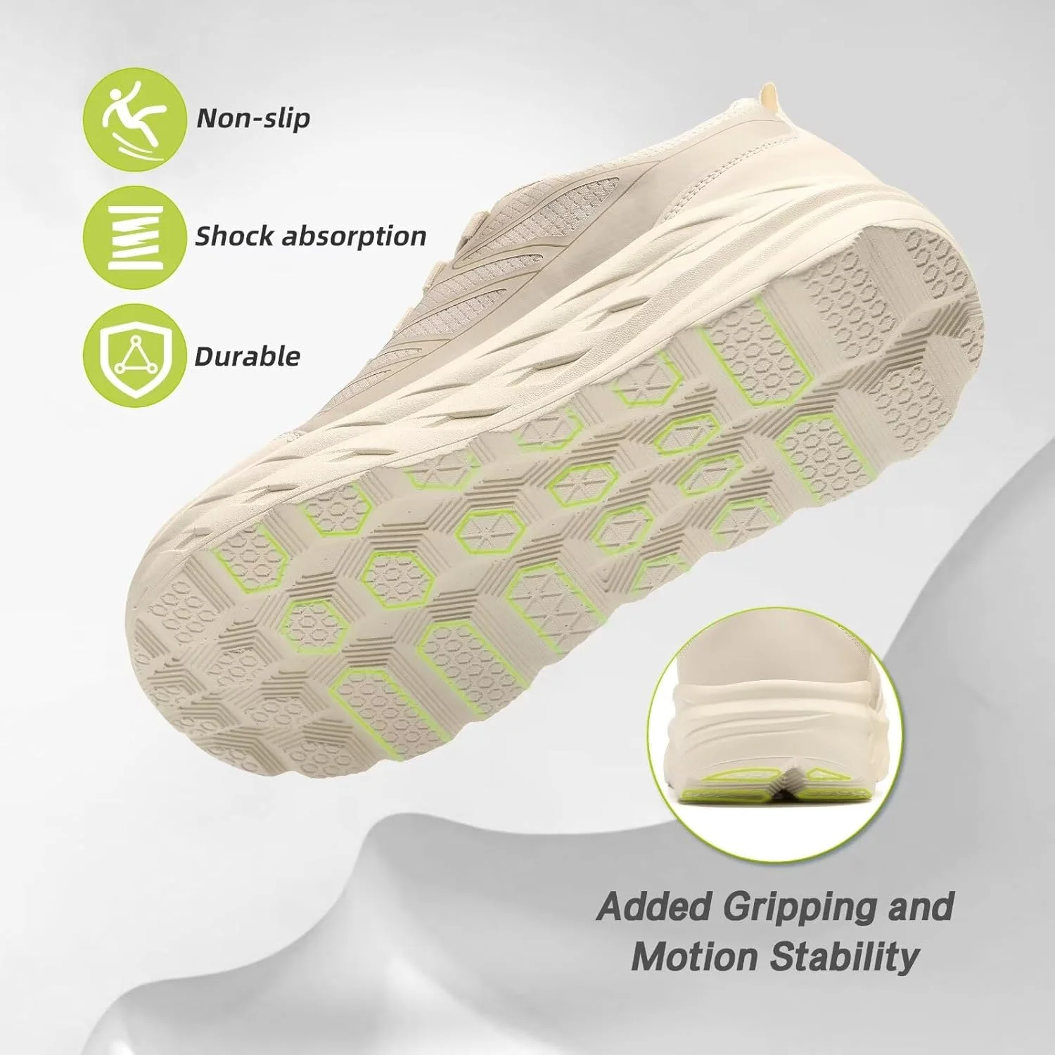 کفش پیاده روی ارتوپدی دیابتی پهن زنانه OrthoComfoot: کفش کتانی راحت و غیر رسمی با پشتیبانی از قوس پا برای پلانتار فاسایتیس، کفش کار ارتوپدی با قوس زیاد برای پای متورم و درد مچ پا و پاشنه