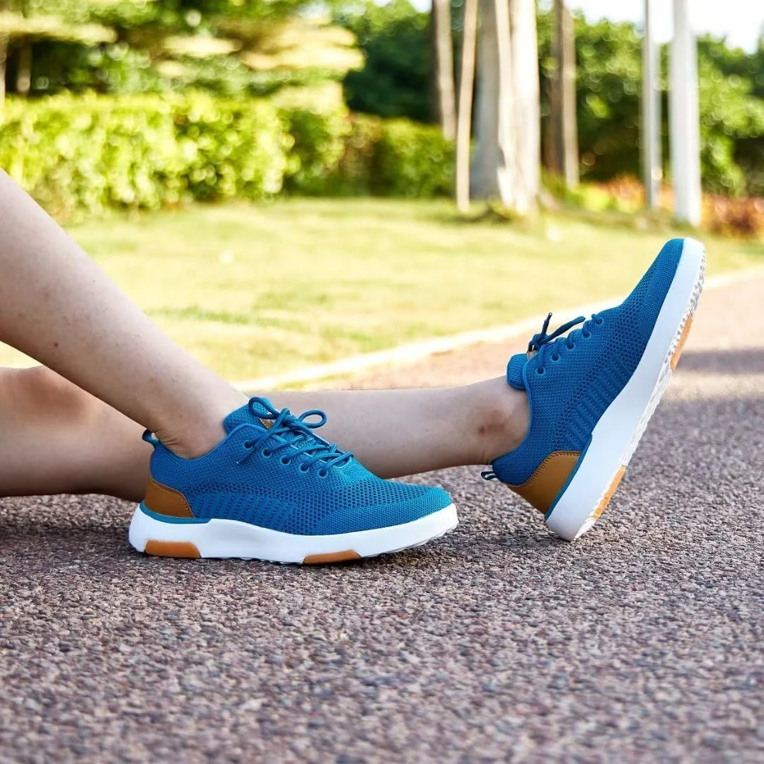 کفش پیاده روی زنانه ارتوکامفورت با پشتیبانی از قوس پا، رویه توری، کفش های بند دار ارتوپدی برای پلانتار فاسیایتیس، کفش های کتانی راحت و حمایتی غیر رسمی برای دویدن در فضای باز کفش پیاده روی زنانه ارتوکامفورت با پشتیبانی از قوس پا، رویه توری، کفش های بند دار ارتوپدی برای پلانتار فاسیایتیس، کفش های کتانی راحت و حمایتی غیر رسمی برای دویدن در فضای باز