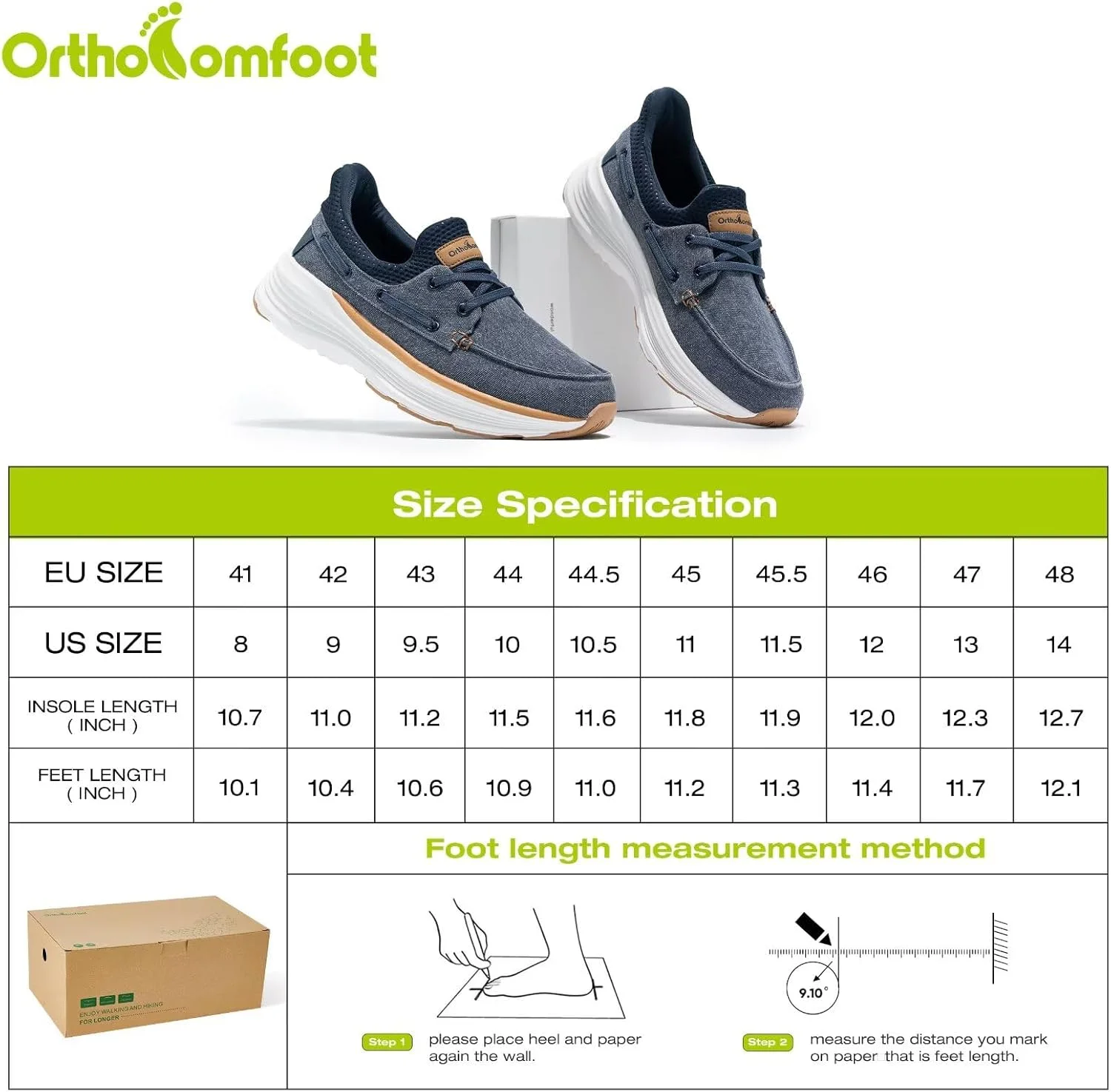 کفش‌های طبی مردانه ارتوکامفورت: کفش‌های راحتی با پشتیبانی از قوس پا برای پلانتار فاسایتی، کفش‌های پیاده‌روی غیررسمی طبی برای تسکین درد پا و پاشنه