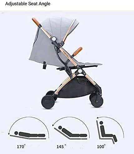 Babyclub Baby Stroller Plane Lightweight Portable Travelling Pram (Gray) Babyclub Baby Stroller Plane Lightweight Portable Travelling Pram (Gray)