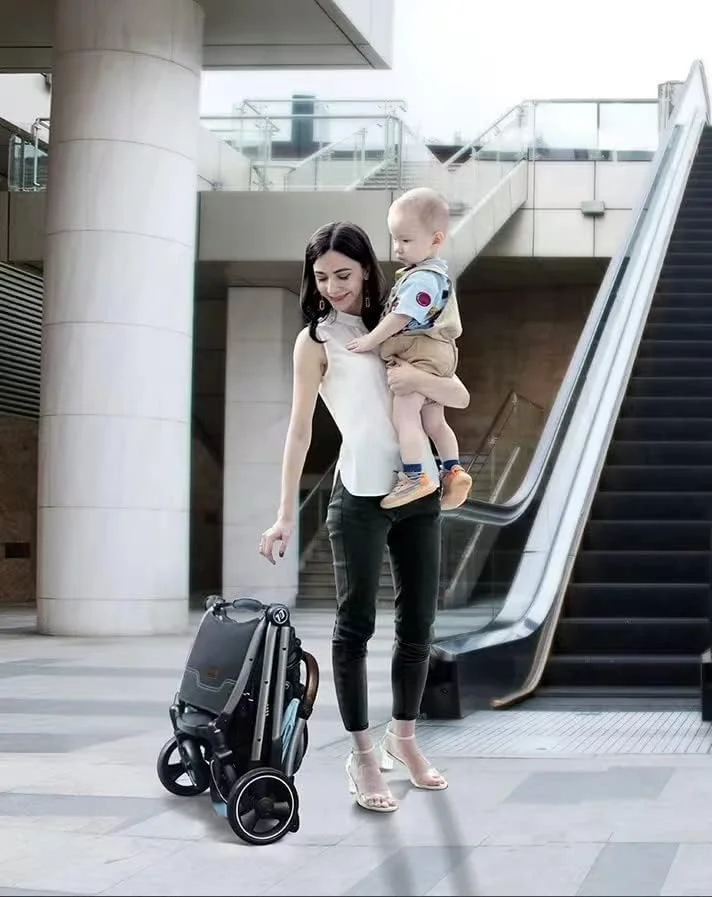 کالسکه کودک Babyclub با قابلیت نشستن و دراز کشیدن، دارای دید بالا، جذب شوک سبک، تاشو، کالسکه دو طرفه برای نوزاد و کودک 3 ساله (مشکی) کالسکه کودک Babyclub با قابلیت نشستن و دراز کشیدن، دارای دید بالا، جذب شوک سبک، تاشو، کالسکه دو طرفه برای نوزاد و کودک 3 ساله (مشکی)