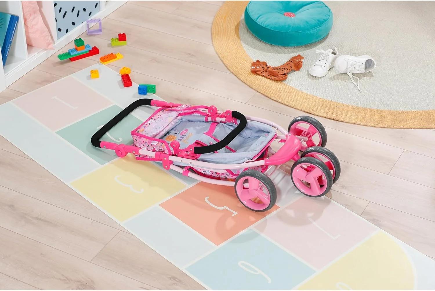 کالسکه عروسک دِلُوکس بیبی بورن زپف کریشن با سطح تکیه گاه و دسته قابل تنظیم، 834145