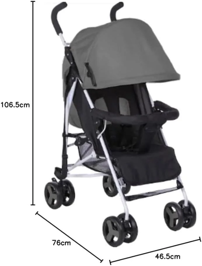 Bumble & Bird - Light Baby Travel Stroller - Black