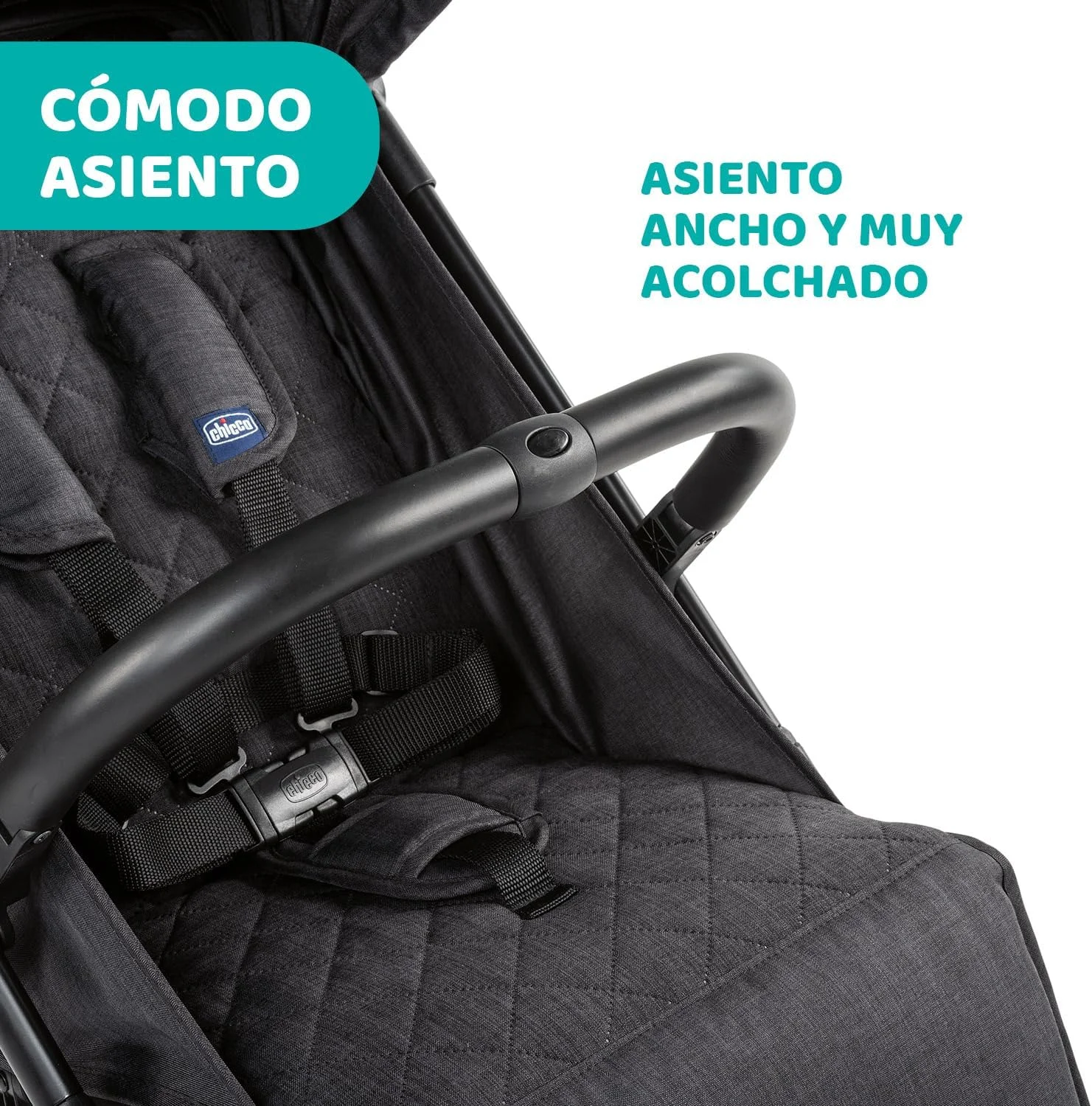 Chicco Trolley Me Convertible Stroller 0m-5y, Stone