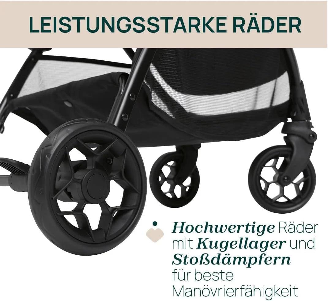Chicco Glee Stroller 0m-4y, Playful Black Chicco Glee Stroller 0m-4y, Playful Black