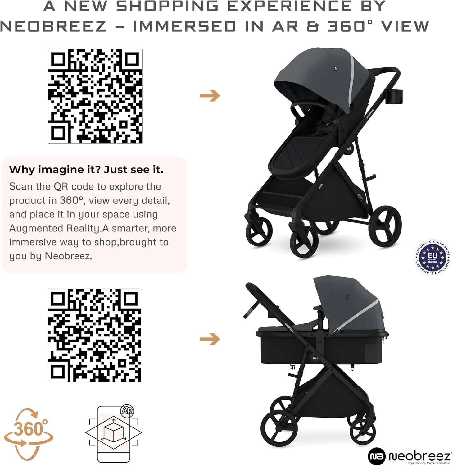 ست کالسکه مسافرتی تاشو 2 در 1 HEXA، سبد حمل و گهواره، سبد XL، سایبان ضد آب UPF 50+، کالسکه بچه با دسته قابل برگشت، جا لیوانی 2 در 1، 0-4 سال، 22 کیلوگرم ست کالسکه مسافرتی تاشو 2 در 1 HEXA، سبد حمل و گهواره، سبد XL، سایبان ضد آب UPF 50+، کالسکه بچه با دسته قابل برگشت، جا لیوانی 2 در 1، 0-4 سال، 22 کیلوگرم
