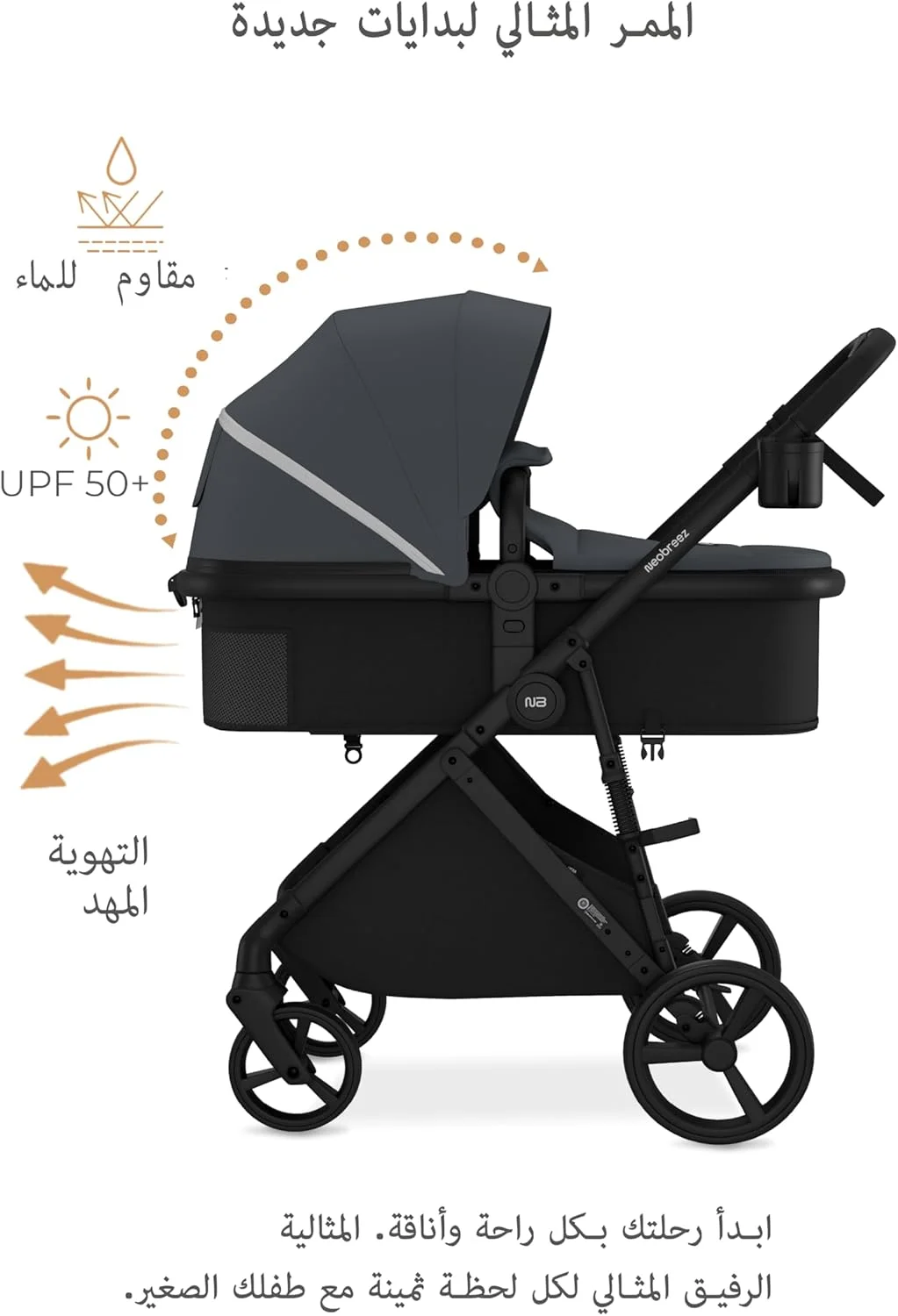 ست کالسکه مسافرتی تاشو 2 در 1 HEXA، سبد حمل و گهواره، سبد XL، سایبان ضد آب UPF 50+، کالسکه بچه با دسته قابل برگشت، جا لیوانی 2 در 1، 0-4 سال، 22 کیلوگرم ست کالسکه مسافرتی تاشو 2 در 1 HEXA، سبد حمل و گهواره، سبد XL، سایبان ضد آب UPF 50+، کالسکه بچه با دسته قابل برگشت، جا لیوانی 2 در 1، 0-4 سال، 22 کیلوگرم