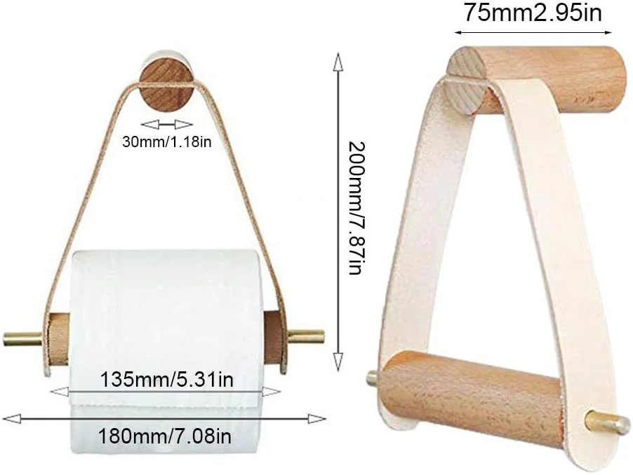 Wooden Toilet Paper Holder Wall Mount Holder Bathroom Accessories Retro Graceful Wooden Toilet Paper Holder Wall Mount Holder Bathroom Accessories Retro Graceful