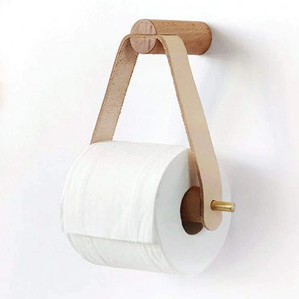 Wooden Toilet Paper Holder Wall Mount Holder Bathroom Accessories Retro Graceful Wooden Toilet Paper Holder Wall Mount Holder Bathroom Accessories Retro Graceful