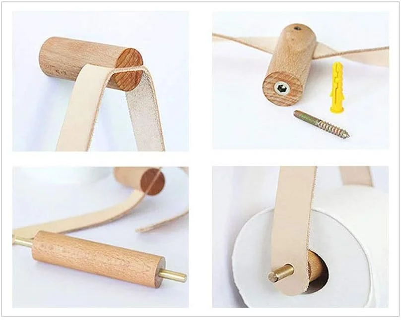 Wooden Laminated Toilet Paper Holder Toilet Paper Holder Towel Rack Paper Holder Wall-mounted Bathroom Rack Wooden Laminated Toilet Paper Holder Toilet Paper Holder Towel Rack Paper Holder Wall-mounted Bathroom Rack