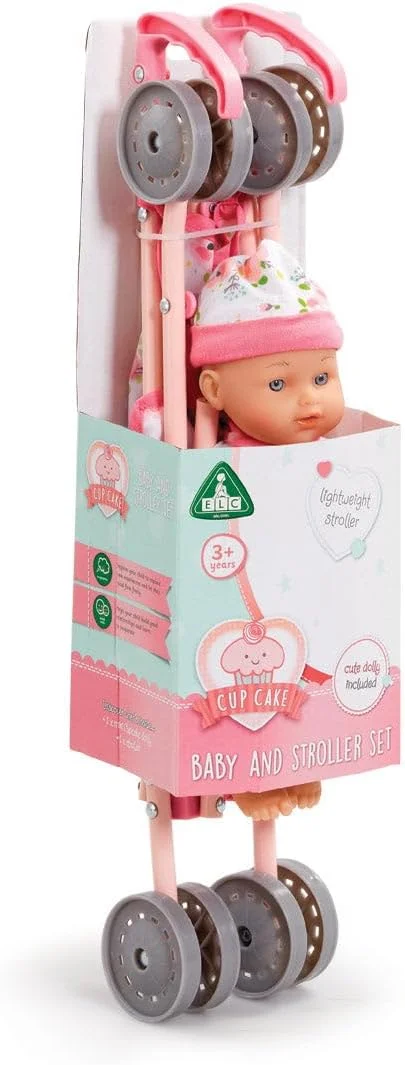 ست عروسک و کالسکه صورتی Cupcake Chloe Early Learning Centre، لوازم جانبی عروسک، مناسب کودکان نوپا، بازی تخیلی، ایفای نقش، بازی وانمودی، 3 سال به بالا ست عروسک و کالسکه صورتی Cupcake Chloe Early Learning Centre، لوازم جانبی عروسک، مناسب کودکان نوپا، بازی تخیلی، ایفای نقش، بازی وانمودی، 3 سال به بالا