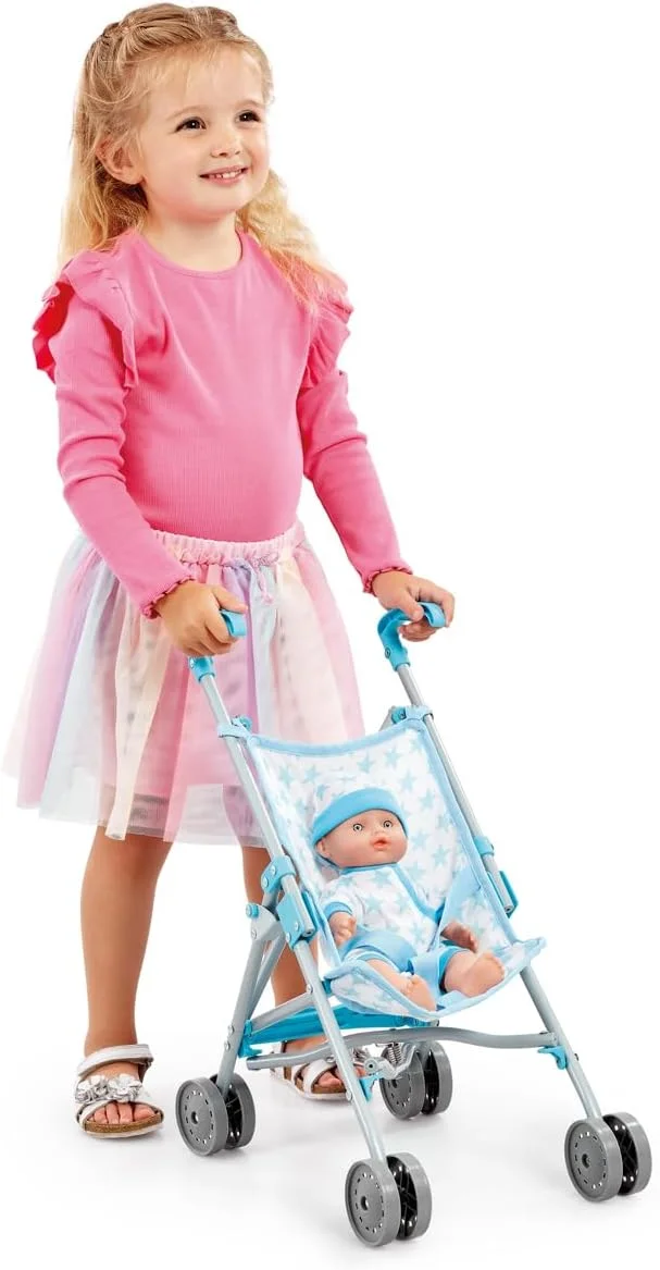 ست کالسکه و عروسک نوزاد کاپ کیک آبی Early Learning Centre، لوازم جانبی عروسک نوزاد، مناسب کودکان نوپا، بازی تخیلی، ایفای نقش، بازی وانمودی، 3 سال به بالا ست کالسکه و عروسک نوزاد کاپ کیک آبی Early Learning Centre، لوازم جانبی عروسک نوزاد، مناسب کودکان نوپا، بازی تخیلی، ایفای نقش، بازی وانمودی، 3 سال به بالا