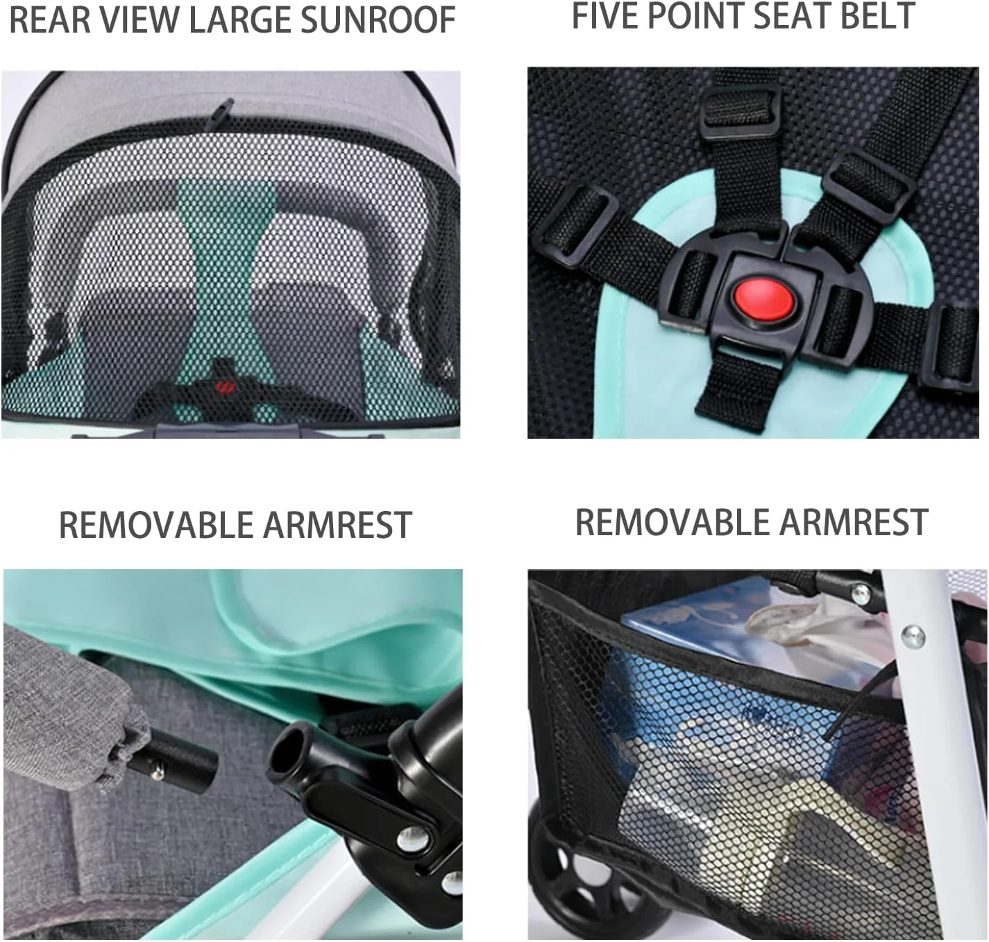 کالسکه سبک وزن کودک OYDAS، کالسکه مسافرتی تاشو با یک دست با پشتی قابل تنظیم، کمربند ایمنی 5 نقطه ای و سبد ذخیره سازی بزرگ - جمع و جور برای هواپیما/ماشین، برای نوزاد از بدو تولد تا 3 سال (0-25 کیلوگرم) کالسکه سبک وزن کودک OYDAS، کالسکه مسافرتی تاشو با یک دست با پشتی قابل تنظیم، کمربند ایمنی 5 نقطه ای و سبد ذخیره سازی بزرگ - جمع و جور برای هواپیما/ماشین، برای نوزاد از بدو تولد تا 3 سال (0-25 کیلوگرم)