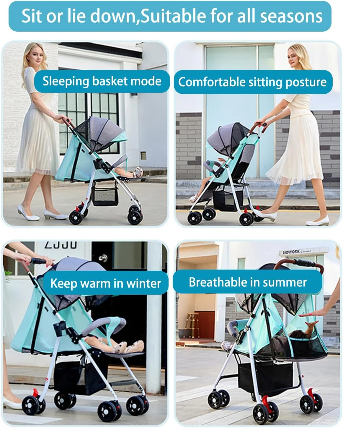 کالسکه مسافرتی سبک وزن OYDAS، تاشو با یک دست، دارای پشتی قابل تنظیم، کمربند ایمنی 5 نقطه ای و سبد ذخیره سازی بزرگ - جمع و جور برای هواپیما/ماشین، مناسب برای نوزاد از بدو تولد تا 3 سال (0-25 کیلوگرم) کالسکه مسافرتی سبک وزن OYDAS، تاشو با یک دست، دارای پشتی قابل تنظیم، کمربند ایمنی 5 نقطه ای و سبد ذخیره سازی بزرگ - جمع و جور برای هواپیما/ماشین، مناسب برای نوزاد از بدو تولد تا 3 سال (0-25 کیلوگرم)