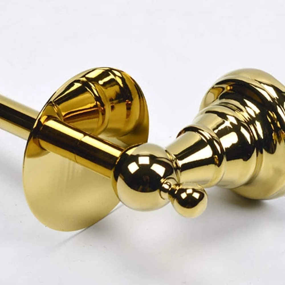 نگهدارنده دستمال توالت دیواری آلیاژ روی XWBLDBDFC، نگهدارنده رول توالت آبکاری شده طلایی مناسب حمام، ابعاد 18.4x9 سانتی متر نگهدارنده دستمال توالت دیواری آلیاژ روی XWBLDBDFC، نگهدارنده رول توالت آبکاری شده طلایی مناسب حمام، ابعاد 18.4x9 سانتی متر