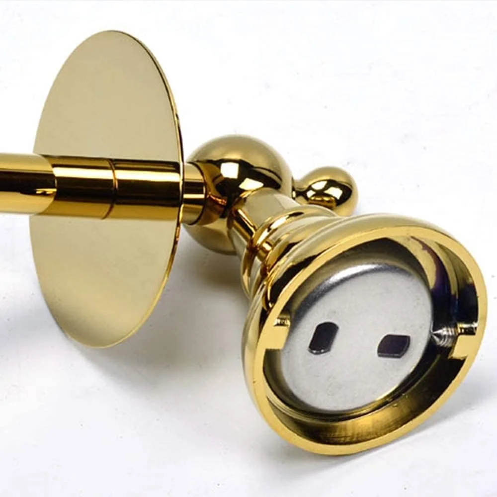 نگهدارنده دستمال توالت دیواری آلیاژ روی XWBLDBDFC، نگهدارنده رول توالت آبکاری شده طلایی مناسب حمام، ابعاد 18.4x9 سانتی متر نگهدارنده دستمال توالت دیواری آلیاژ روی XWBLDBDFC، نگهدارنده رول توالت آبکاری شده طلایی مناسب حمام، ابعاد 18.4x9 سانتی متر