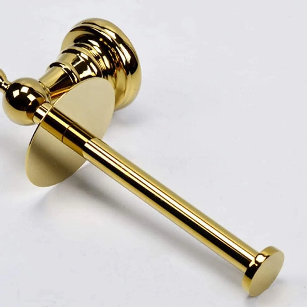 نگهدارنده دستمال توالت دیواری آلیاژ روی XWBLDBDFC، نگهدارنده رول توالت آبکاری شده طلایی مناسب حمام، ابعاد 18.4x9 سانتی متر نگهدارنده دستمال توالت دیواری آلیاژ روی XWBLDBDFC، نگهدارنده رول توالت آبکاری شده طلایی مناسب حمام، ابعاد 18.4x9 سانتی متر