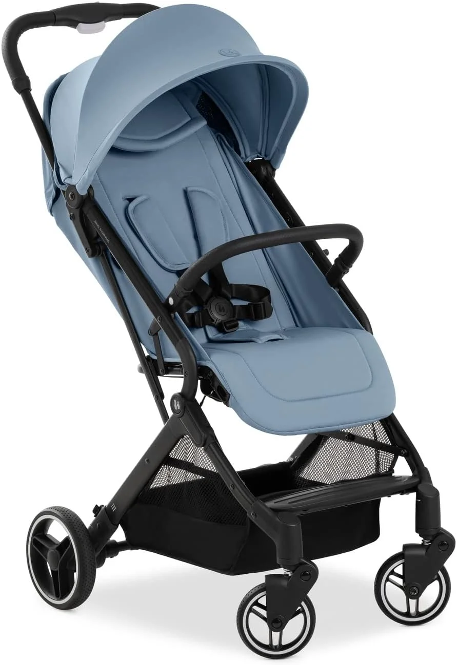 Hauck Travel N Care Plus Stroller, Blue - Lightweight Pushchair (only 7.4kg), 25kg Load, Suspension, Compact & Foldable, UPF 50+ Fully Extendable Hood, with Raincover Hauck Travel N Care Plus Stroller, Blue - Lightweight Pushchair (only 7.4kg), 25kg Load, Suspension, Compact & Foldable, UPF 50+ Fully Extendable Hood, with Raincover