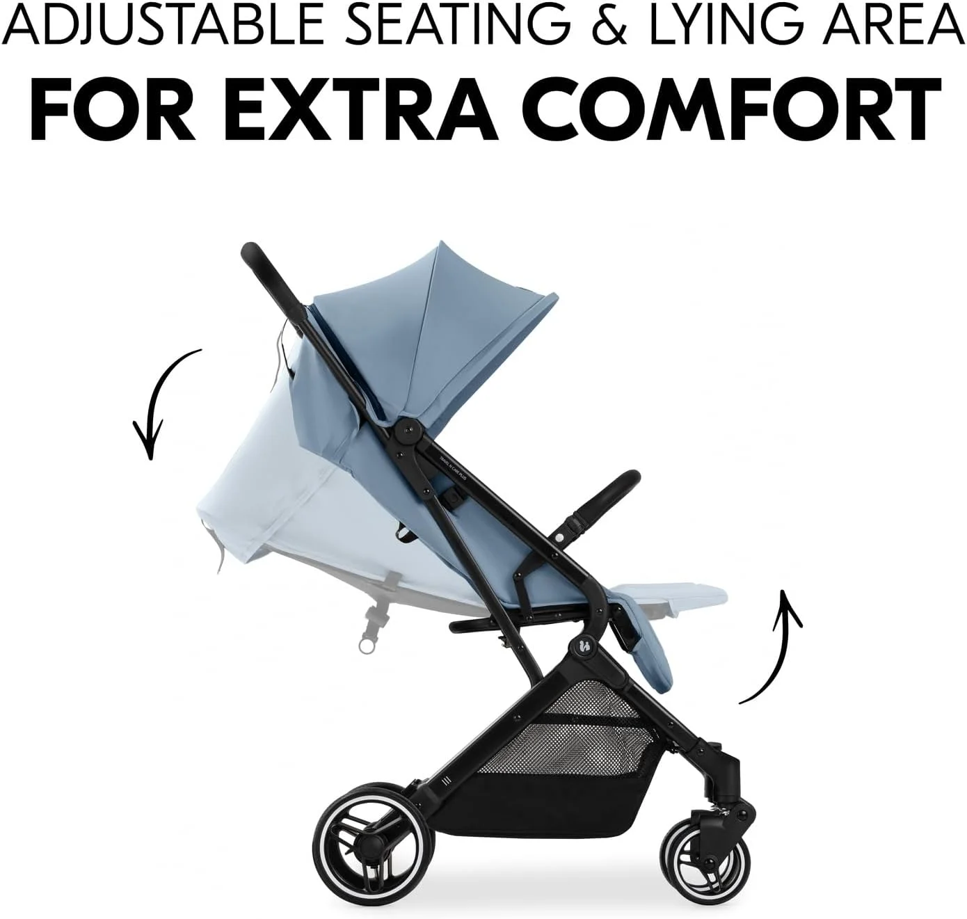 Hauck Travel N Care Plus Stroller, Blue - Lightweight Pushchair (only 7.4kg), 25kg Load, Suspension, Compact & Foldable, UPF 50+ Fully Extendable Hood, with Raincover Hauck Travel N Care Plus Stroller, Blue - Lightweight Pushchair (only 7.4kg), 25kg Load, Suspension, Compact & Foldable, UPF 50+ Fully Extendable Hood, with Raincover