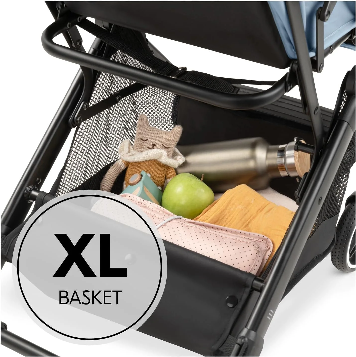 Hauck Travel N Care Plus Stroller, Blue - Lightweight Pushchair (only 7.4kg), 25kg Load, Suspension, Compact & Foldable, UPF 50+ Fully Extendable Hood, with Raincover Hauck Travel N Care Plus Stroller, Blue - Lightweight Pushchair (only 7.4kg), 25kg Load, Suspension, Compact & Foldable, UPF 50+ Fully Extendable Hood, with Raincover