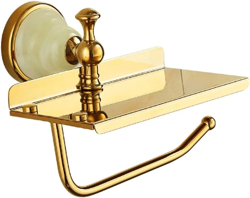 ZDmalt جا دستمال کاغذی طلایی برنجی، نگهدارنده رول دستمال کاغذی، محصول برنجی با کیفیت برای حمام، طلایی ZDmalt جا دستمال کاغذی طلایی برنجی، نگهدارنده رول دستمال کاغذی، محصول برنجی با کیفیت برای حمام، طلایی