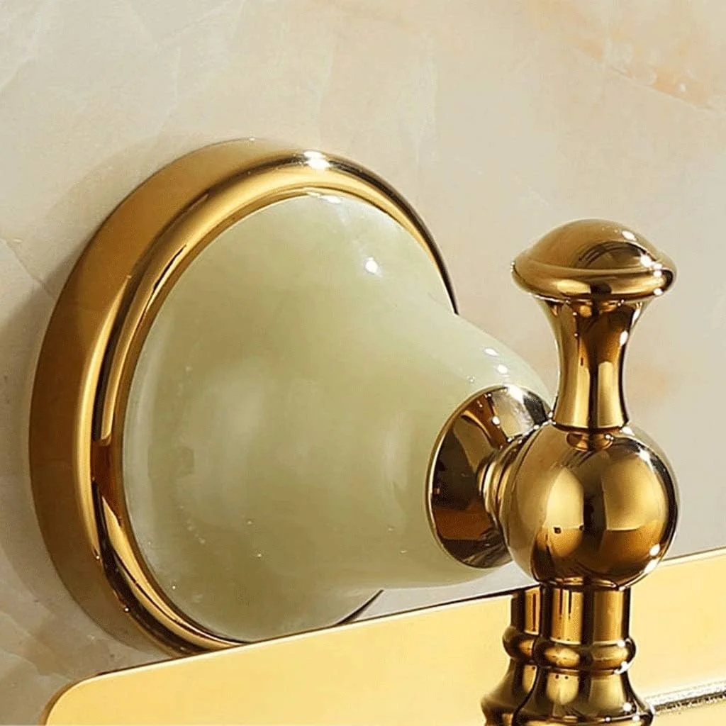 ZDmalt جا دستمال کاغذی طلایی برنجی، نگهدارنده رول دستمال کاغذی، محصول برنجی با کیفیت برای حمام، طلایی ZDmalt جا دستمال کاغذی طلایی برنجی، نگهدارنده رول دستمال کاغذی، محصول برنجی با کیفیت برای حمام، طلایی