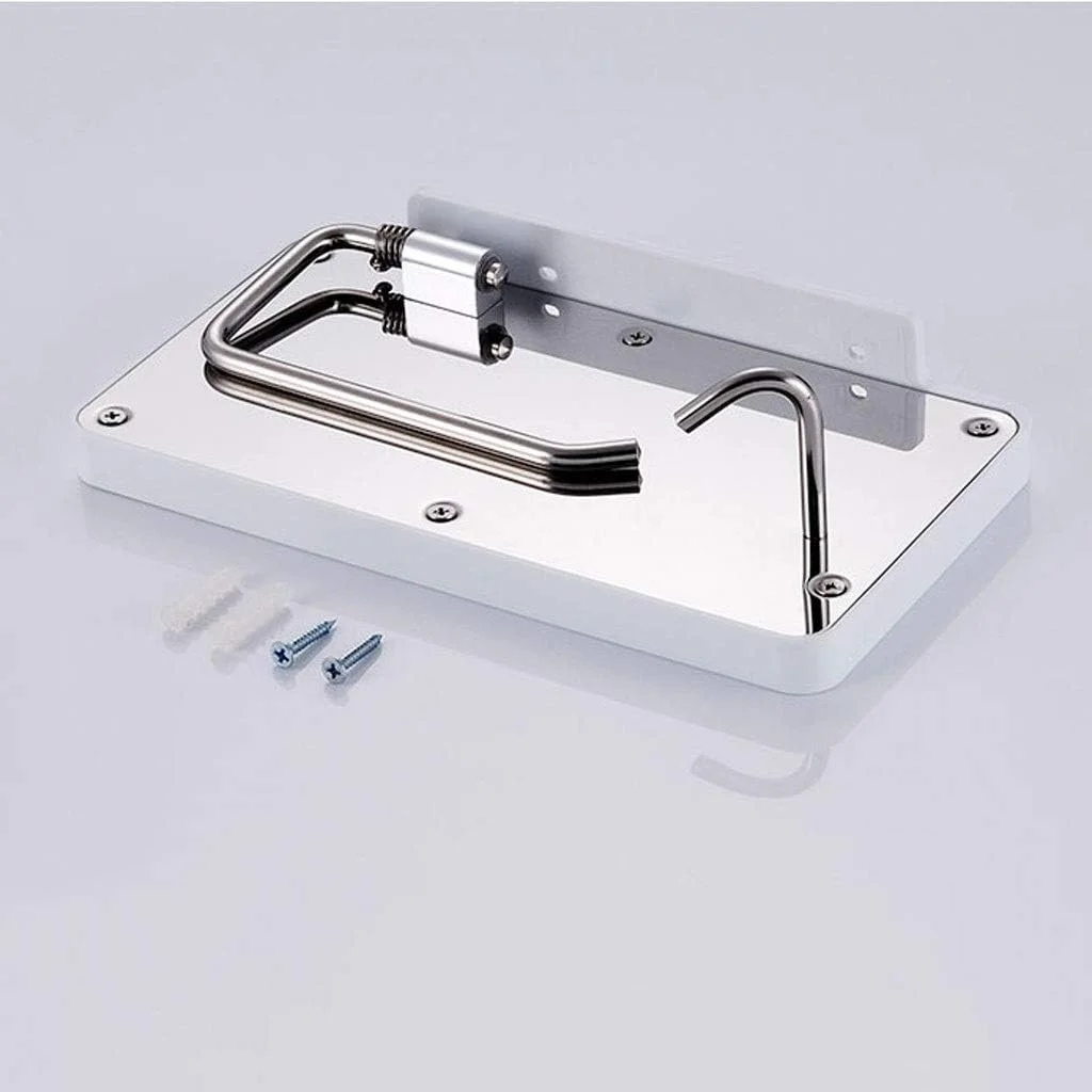 نگهدارنده چند منظوره کاغذ و تلفن حمام ZDmalt با قلاب، قفسه حوله تلفن هوشمند حمام، نگهدارنده کاغذ توالت نگهدارنده چند منظوره کاغذ و تلفن حمام ZDmalt با قلاب، قفسه حوله تلفن هوشمند حمام، نگهدارنده کاغذ توالت