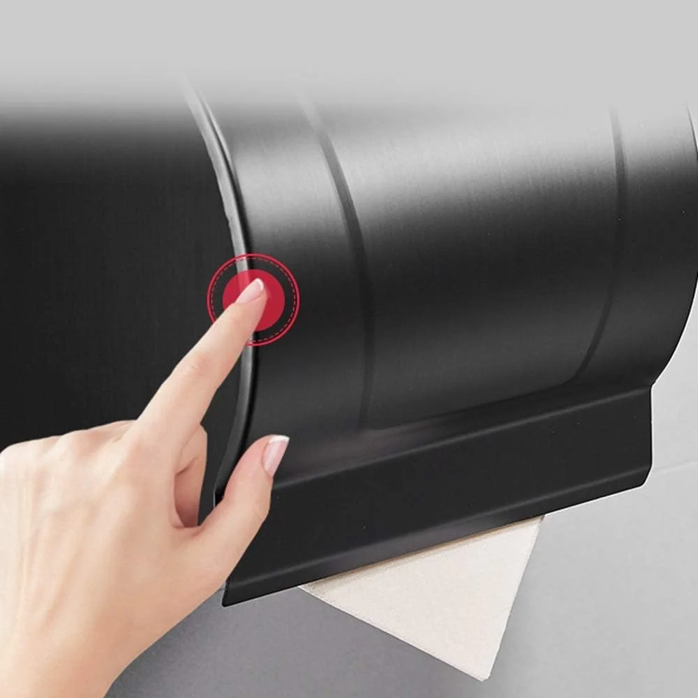 جا دستمال کاغذی توالت ZDmalt آلومینیوم فضایی، جا دستمال کاغذی مشکی، جا کاغذی، جا دستمال کاغذی توالت حمام، جعبه دستمال کاغذی جا دستمال کاغذی توالت ZDmalt آلومینیوم فضایی، جا دستمال کاغذی مشکی، جا کاغذی، جا دستمال کاغذی توالت حمام، جعبه دستمال کاغذی