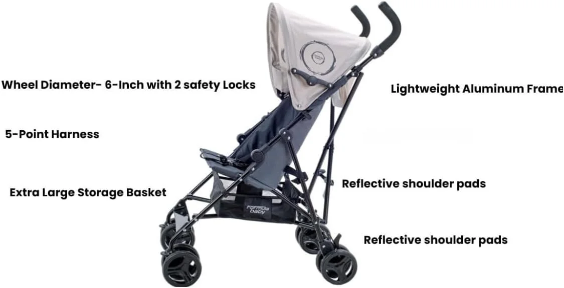 کالسکه پاورگلاید پلاس - کالسکه مسافرتی سبک وزن با نرمترین حرکت، فریم آلومینیومی، سبد ذخیره سازی بسیار بزرگ، مناسب برای سنین 6 ماه به بالا (تا 23 کیلوگرم) کالسکه پاورگلاید پلاس - کالسکه مسافرتی سبک وزن با نرمترین حرکت، فریم آلومینیومی، سبد ذخیره سازی بسیار بزرگ، مناسب برای سنین 6 ماه به بالا (تا 23 کیلوگرم)