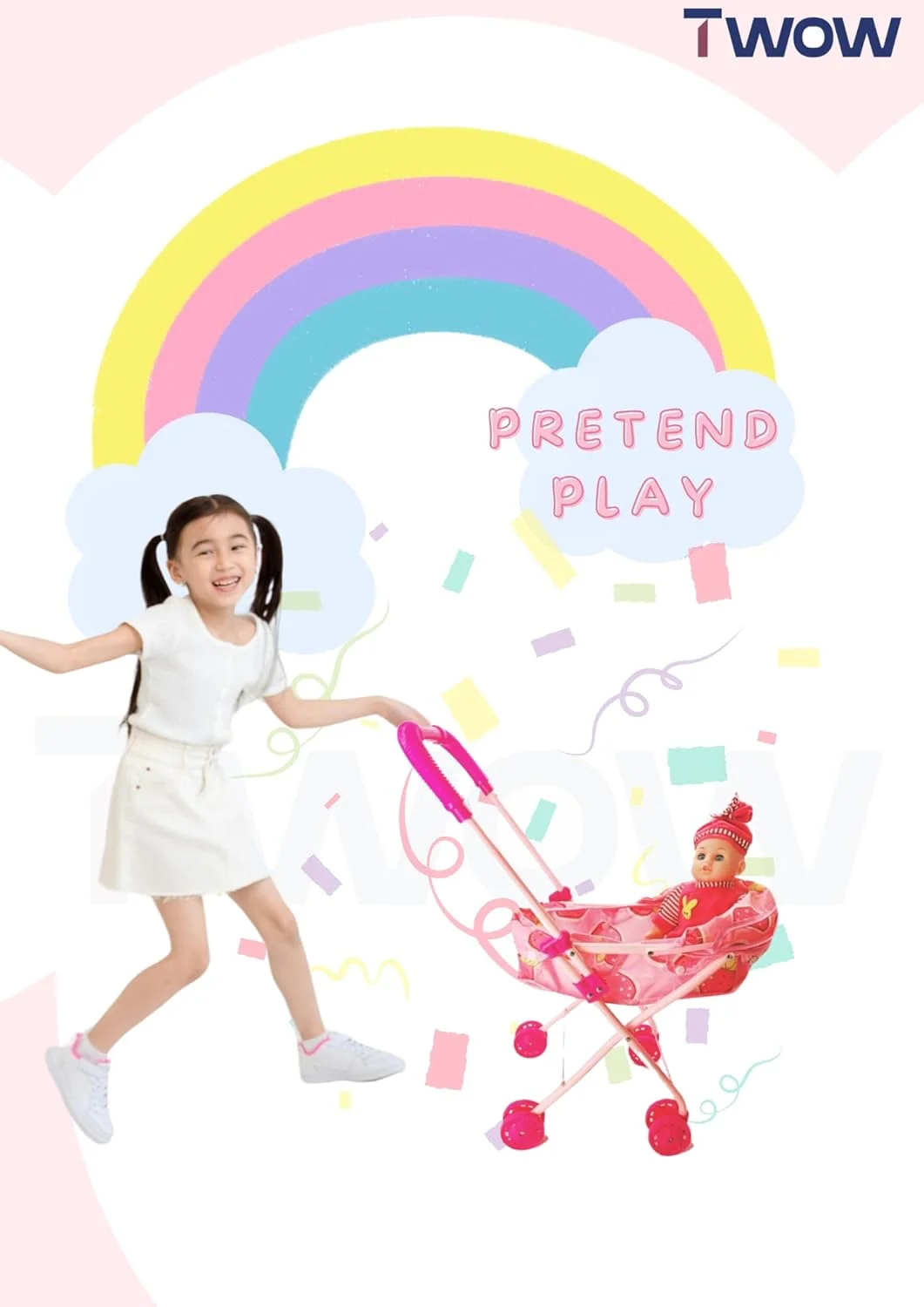 ست کالسکه و تخت گهواره فلزی عروسک ممتاز TWOW برای دختران، تخت نوزاد و کالسکه 2 در 1 لوکس، اسباب بازی کالسکه برای کودکان نوپا 3-6 سال، اسباب بازی های کودکانه، اسباب بازی های دخترانه، اسباب بازی ماشین ست کالسکه و تخت گهواره فلزی عروسک ممتاز TWOW برای دختران، تخت نوزاد و کالسکه 2 در 1 لوکس، اسباب بازی کالسکه برای کودکان نوپا 3-6 سال، اسباب بازی های کودکانه، اسباب بازی های دخترانه، اسباب بازی ماشین