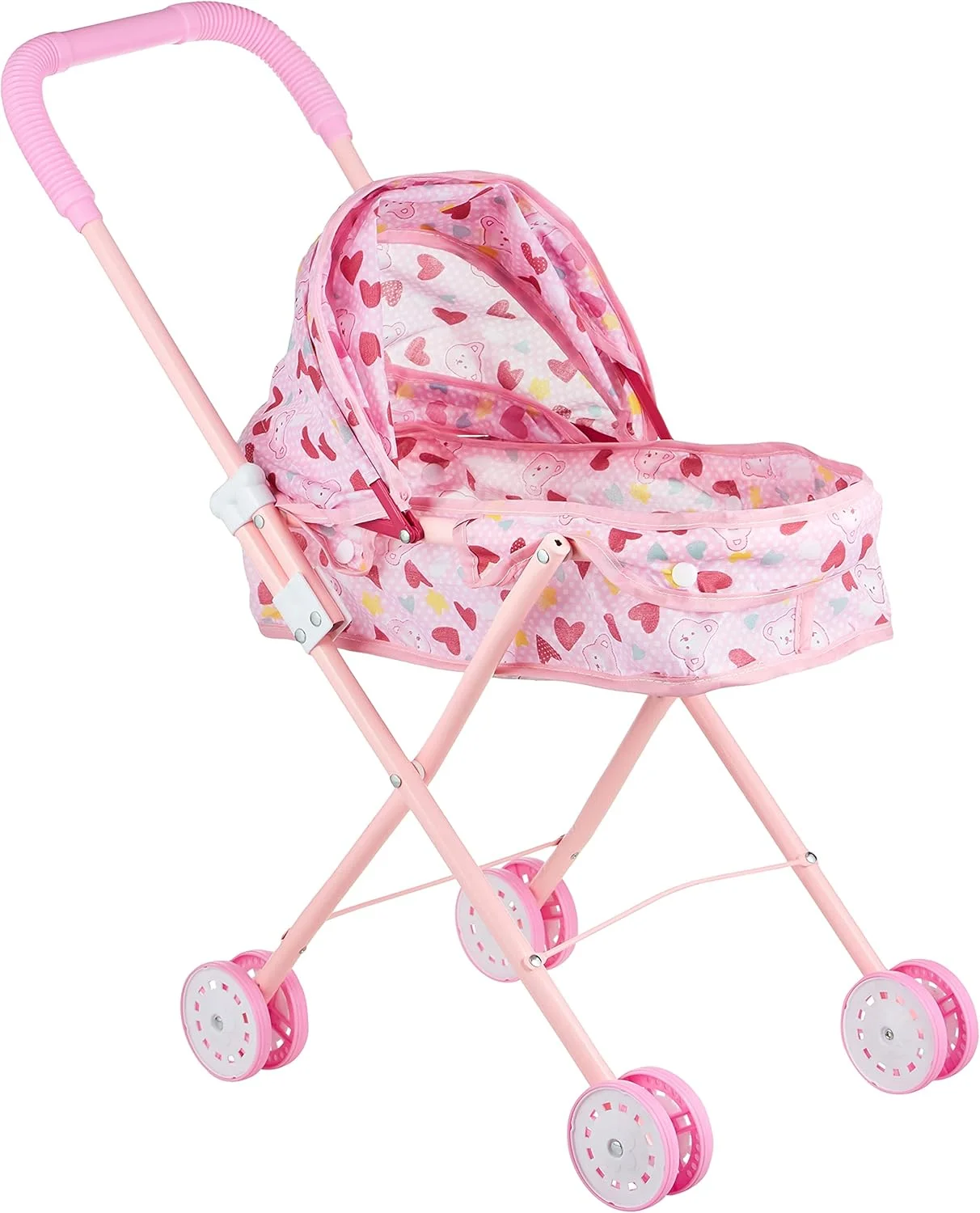 Mumoo Bear Baby Doll Stroller Doll High Chair Bouncer Crib Swing Doll Furniture Nursery Playset Role Pretend Play Toys For Boys Girls Above 4 Years (Stroller) , B07Nf9Bsdq