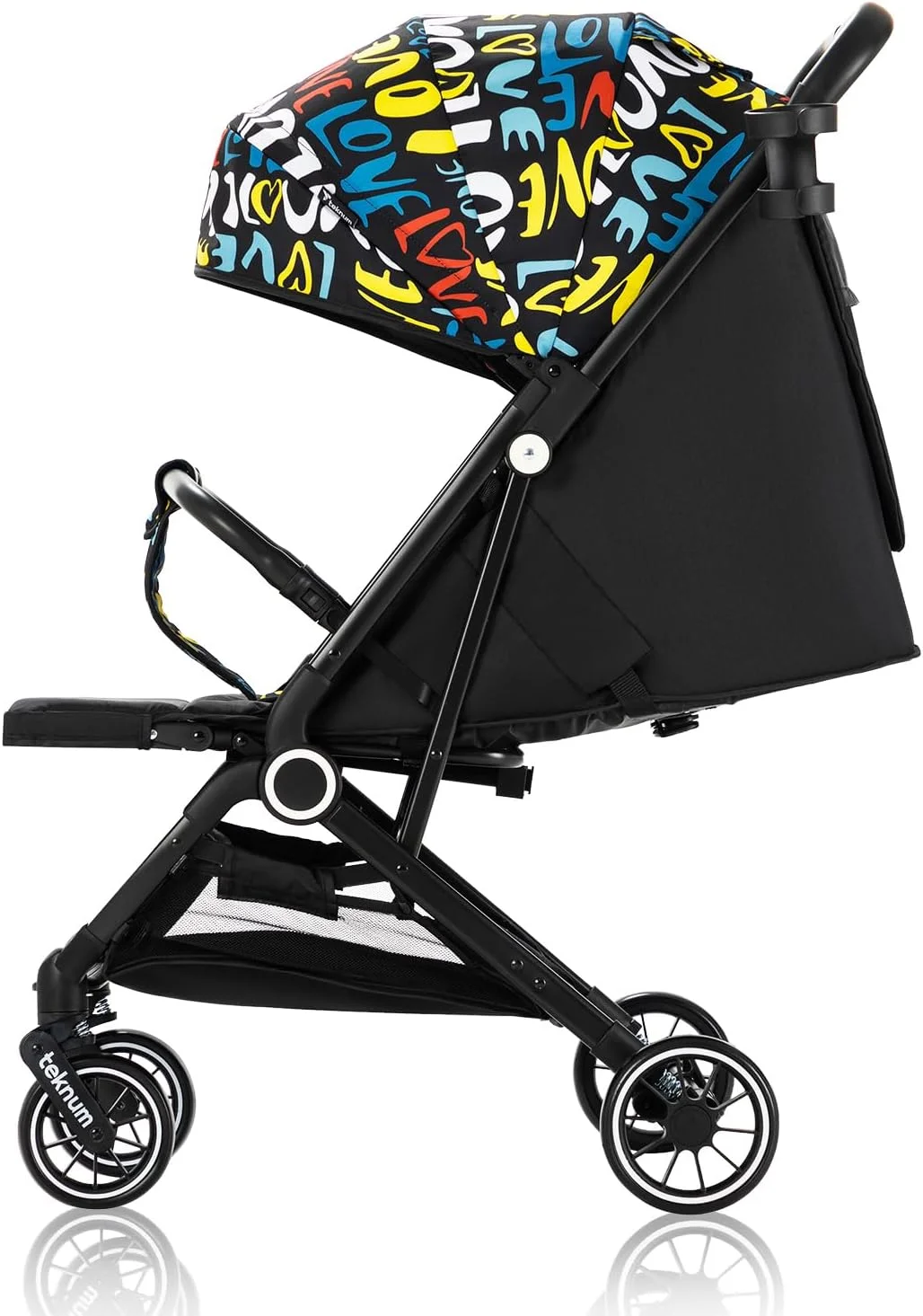 کالسکه مسافرتی تِکنوم مدل Travel Zen | ضربه گیر عالی | رو به جلو و رو به والدین | سایبان و صندلی پهن | کمربند ایمنی 5 نقطه ای | جا لیوانی | سبد بزرگ | تاشو سریع | 0-36 ماه | چند رنگ