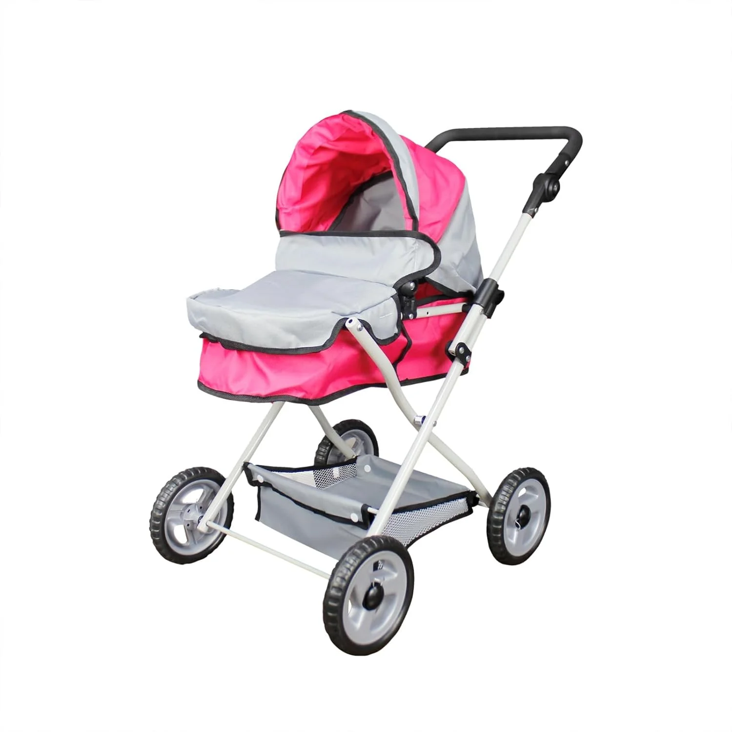 کالسکه عروسک 2 در 1 UKR برای دختران، کالسکه تاشو، اسباب بازی محکم با سایبان قابل تنظیم به همراه سبد ذخیره سازی | مناسب برای عروسک ها تا 42 سانتی متر کالسکه عروسک 2 در 1 UKR برای دختران، کالسکه تاشو، اسباب بازی محکم با سایبان قابل تنظیم به همراه سبد ذخیره سازی | مناسب برای عروسک ها تا 42 سانتی متر