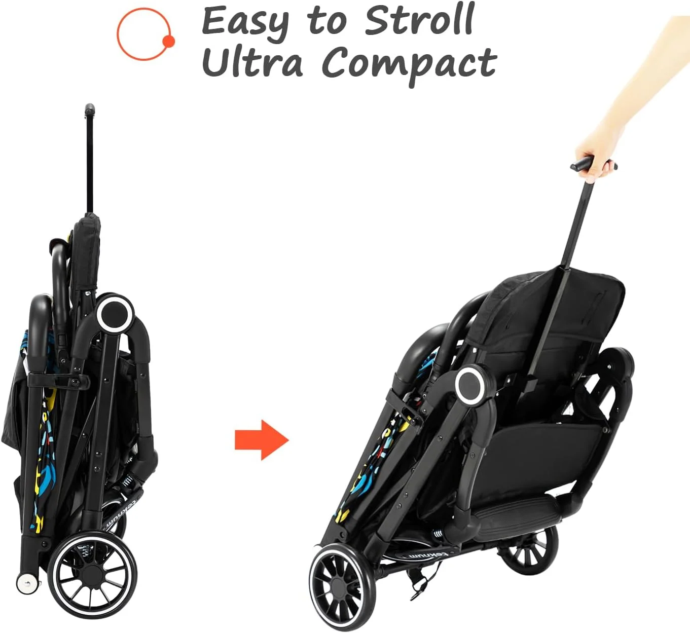 کالسکه مسافرتی تِکنوم مدل Travel Zen | ضربه گیر عالی | رو به جلو و رو به والدین | سایبان و صندلی پهن | کمربند ایمنی 5 نقطه ای | جا لیوانی | سبد بزرگ | تاشو سریع | 0-36 ماه | چند رنگ