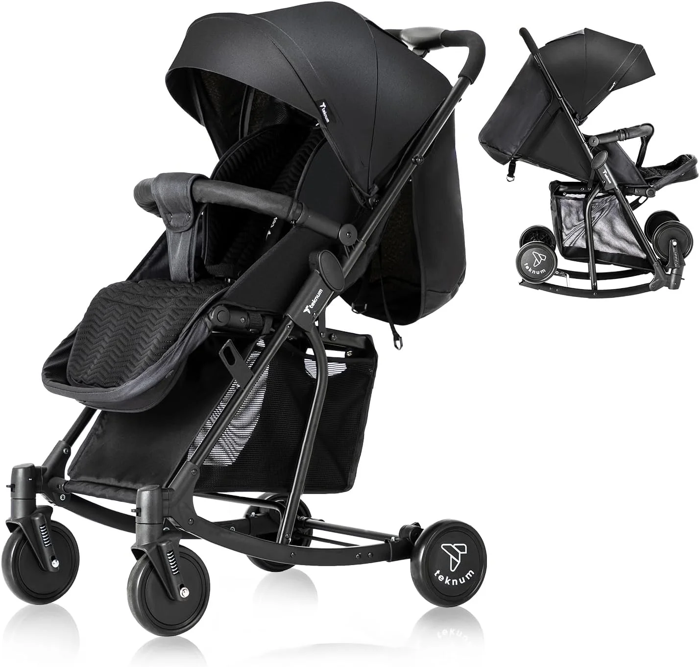 کالسکه تِکنوم مدل Glide 2in1 - مشکی