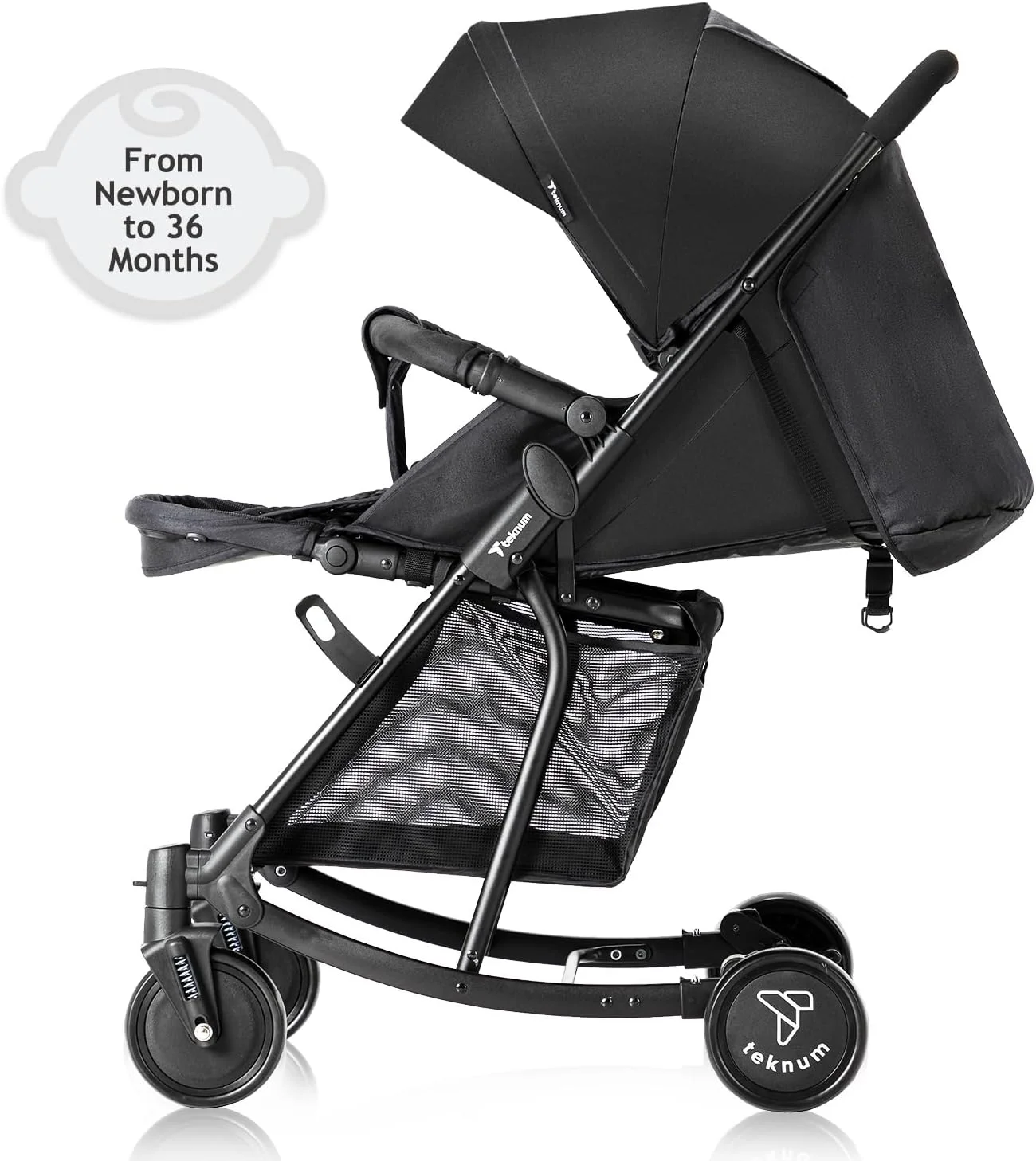 کالسکه تِکنوم مدل Glide 2in1 - مشکی