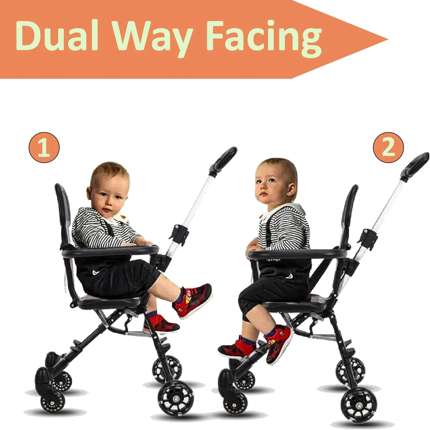 کالسکه تاشو جیبی ممتاز توشیونیکس، کالسکه فرودگاهی قابل حمل و جمع و جور با سایبان، قابلیت استفاده در تمام سطوح، طراحی سبک وزن ایده آل برای مسافرت و استفاده روزانه، مناسب برای کودکان نوپا تا وزن 30 کیلوگرم کالسکه تاشو جیبی ممتاز توشیونیکس، کالسکه فرودگاهی قابل حمل و جمع و جور با سایبان، قابلیت استفاده در تمام سطوح، طراحی سبک وزن ایده آل برای مسافرت و استفاده روزانه، مناسب برای کودکان نوپا تا وزن 30 کیلوگرم