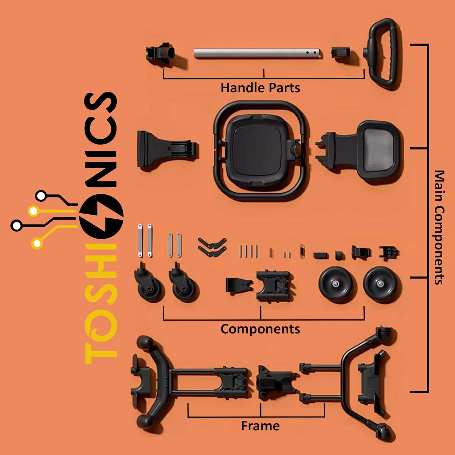 کالسکه تاشو جیبی تاشونیکس پریمیوم، کالسکه مسافرتی جمع و جور فرودگاهی با سایبان، قابلیت استفاده در تمام سطوح، طراحی سبک وزن ایده آل برای مسافرت و استفاده روزانه مناسب برای کودکان نوپا تا وزن 30 کیلوگرم کالسکه تاشو جیبی تاشونیکس پریمیوم، کالسکه مسافرتی جمع و جور فرودگاهی با سایبان، قابلیت استفاده در تمام سطوح، طراحی سبک وزن ایده آل برای مسافرت و استفاده روزانه مناسب برای کودکان نوپا تا وزن 30 کیلوگرم