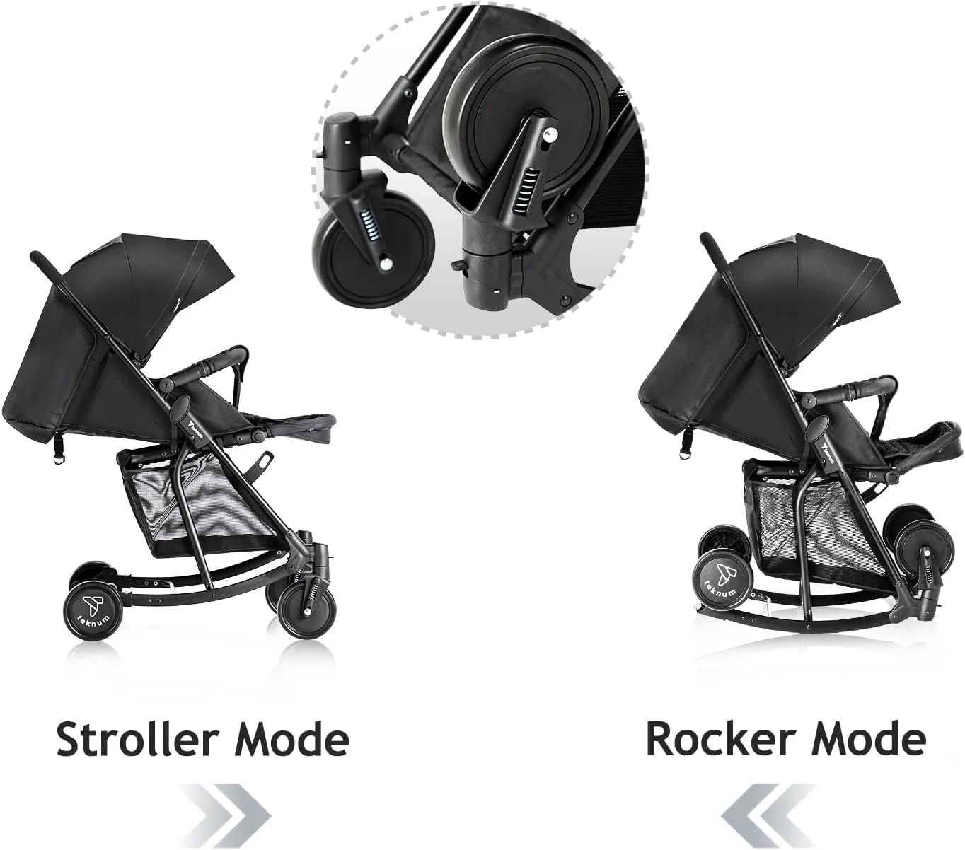 کالسکه تِکنوم مدل Glide 2in1 - مشکی