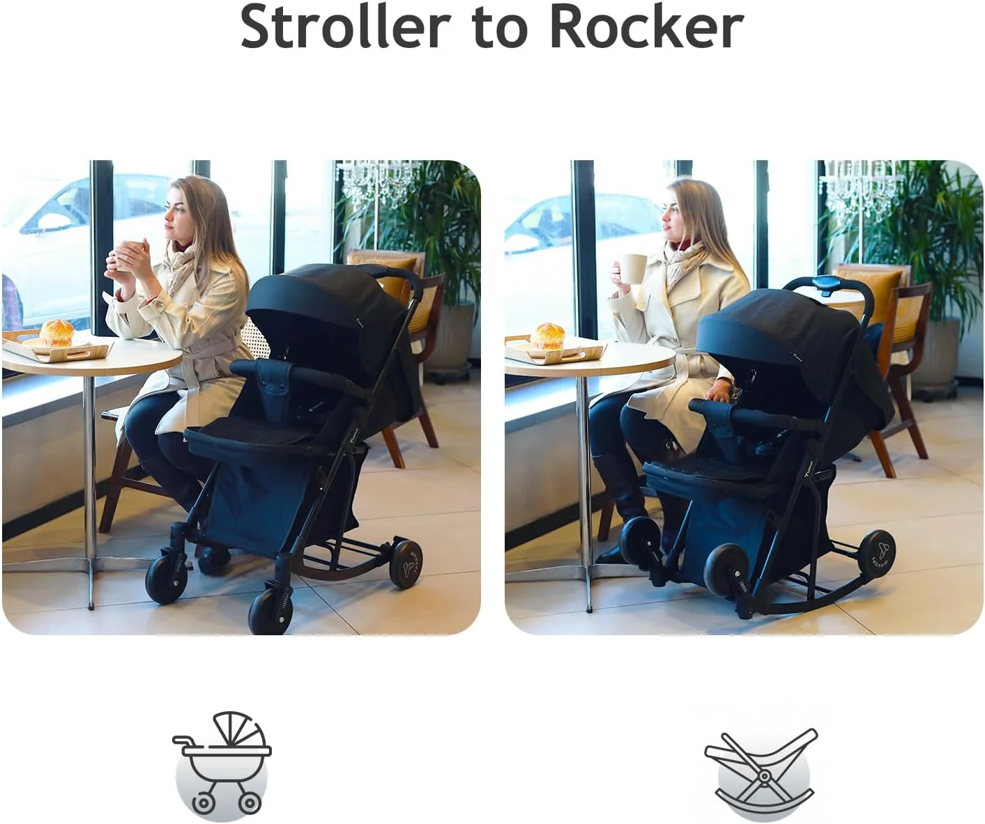 کالسکه تِکنوم مدل Glide 2in1 - مشکی
