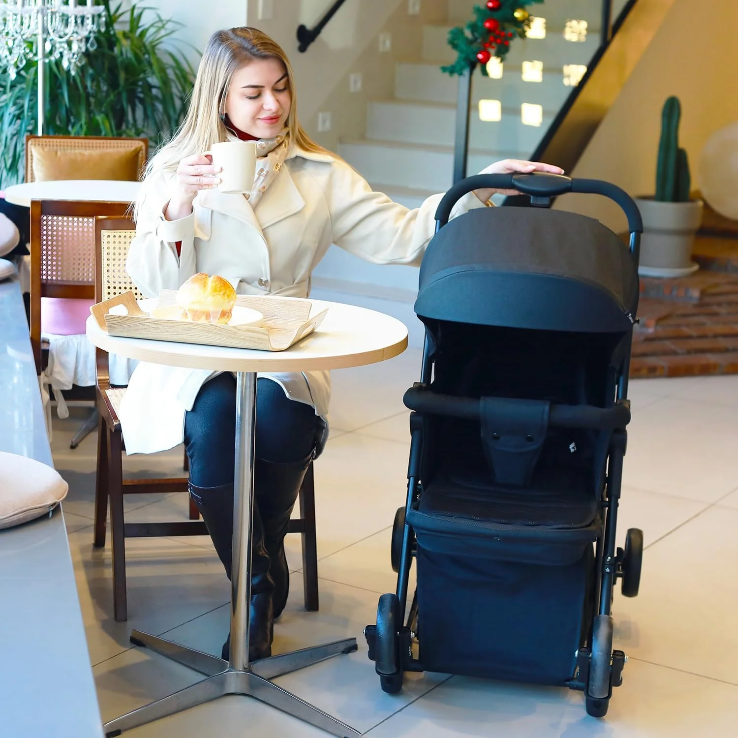 کالسکه تِکنوم مدل Glide 2in1 - مشکی