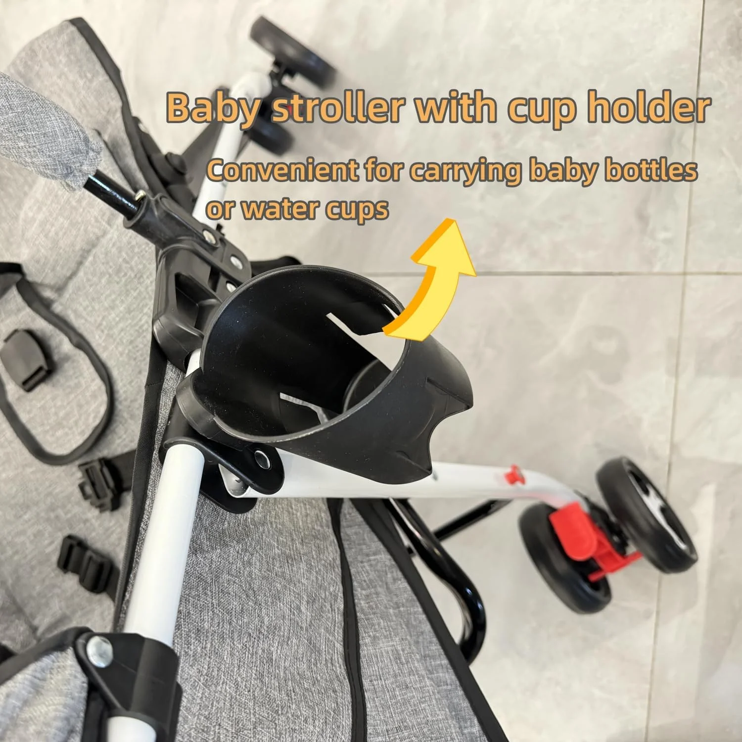 کالسکه مسافرتی سبک SKY-TOUCH، کالسکه تاشو کودک با سبد ذخیره سازی بزرگ، تکیه گاه چند حالته، تاشو آسان با یک دست، راحت و قابلیت خواب کامل (خاکستری) کالسکه مسافرتی سبک SKY-TOUCH، کالسکه تاشو کودک با سبد ذخیره سازی بزرگ، تکیه گاه چند حالته، تاشو آسان با یک دست، راحت و قابلیت خواب کامل (خاکستری)