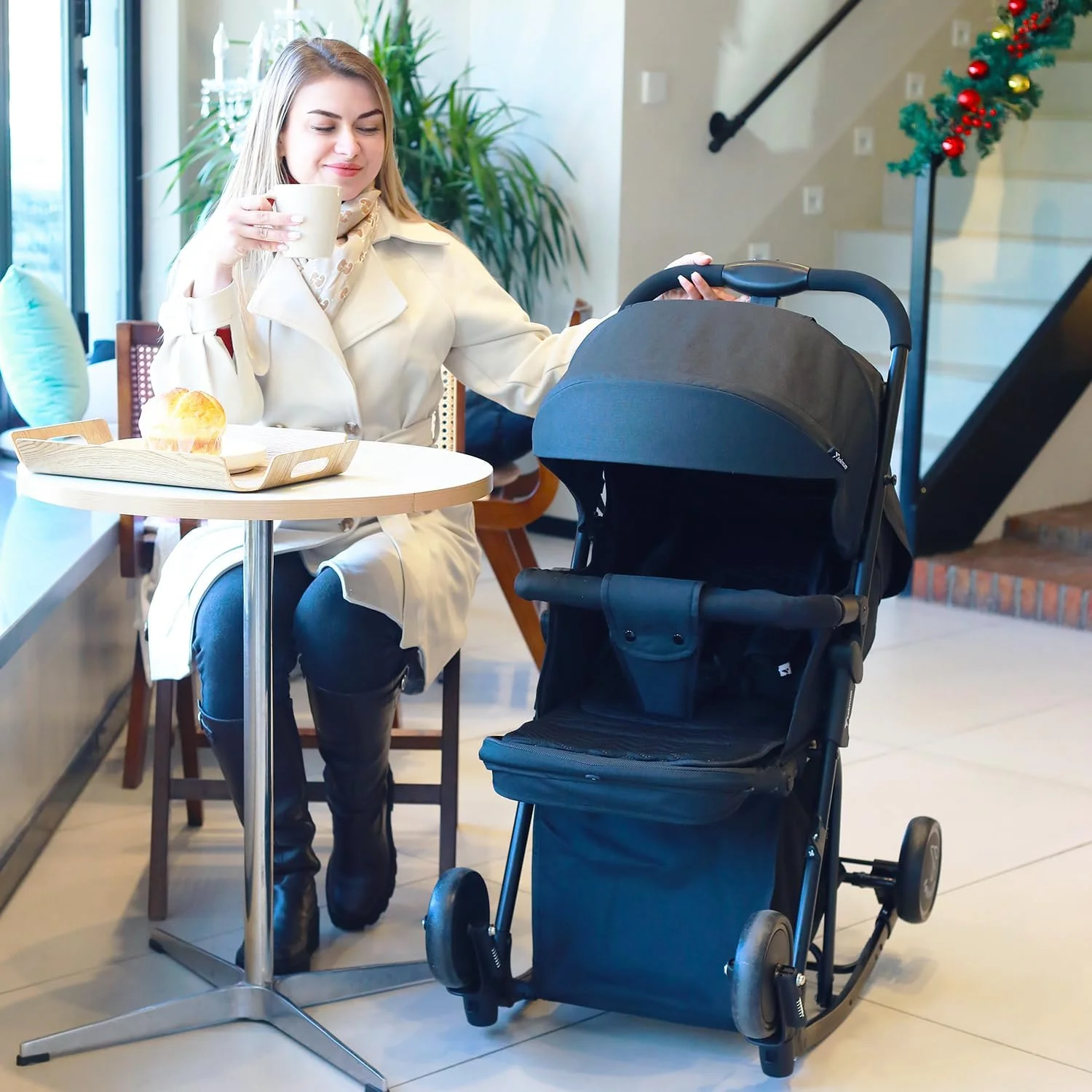کالسکه تِکنوم مدل Glide 2in1 - مشکی