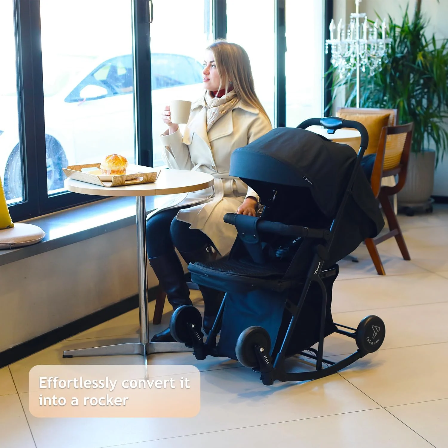 کالسکه تِکنوم مدل Glide 2in1 - مشکی