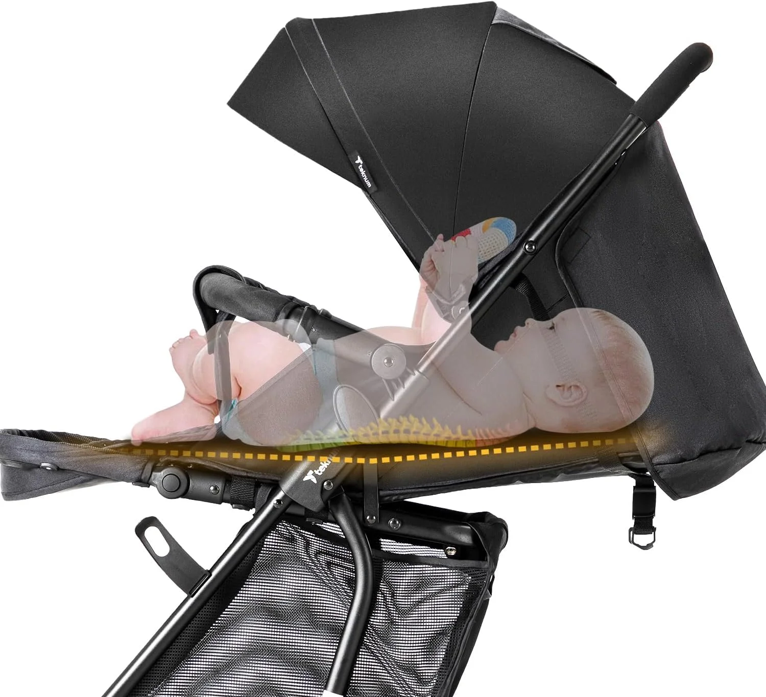 کالسکه تِکنوم مدل Glide 2in1 - مشکی