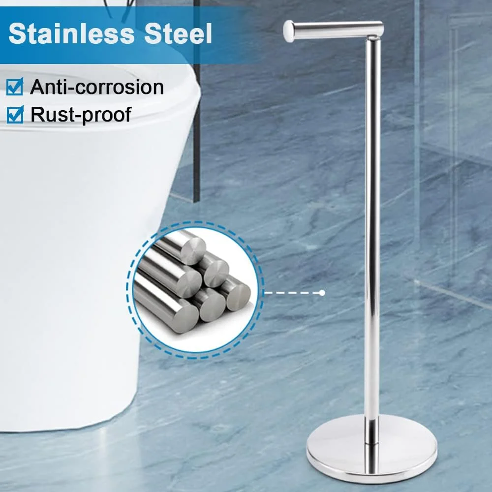 جا دستمال کاغذی ایستاده زیکو، جا کاغذی تاشو، پخش کننده 4 رول اضافی، قفسه نگهداری رول دستمال کاغذی استیل ضد زنگ، لوازم جانبی حمام جا دستمال کاغذی ایستاده زیکو، جا کاغذی تاشو، پخش کننده 4 رول اضافی، قفسه نگهداری رول دستمال کاغذی استیل ضد زنگ، لوازم جانبی حمام