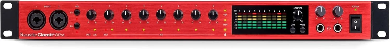 فوکوسرایت Clarett+ 8Pre