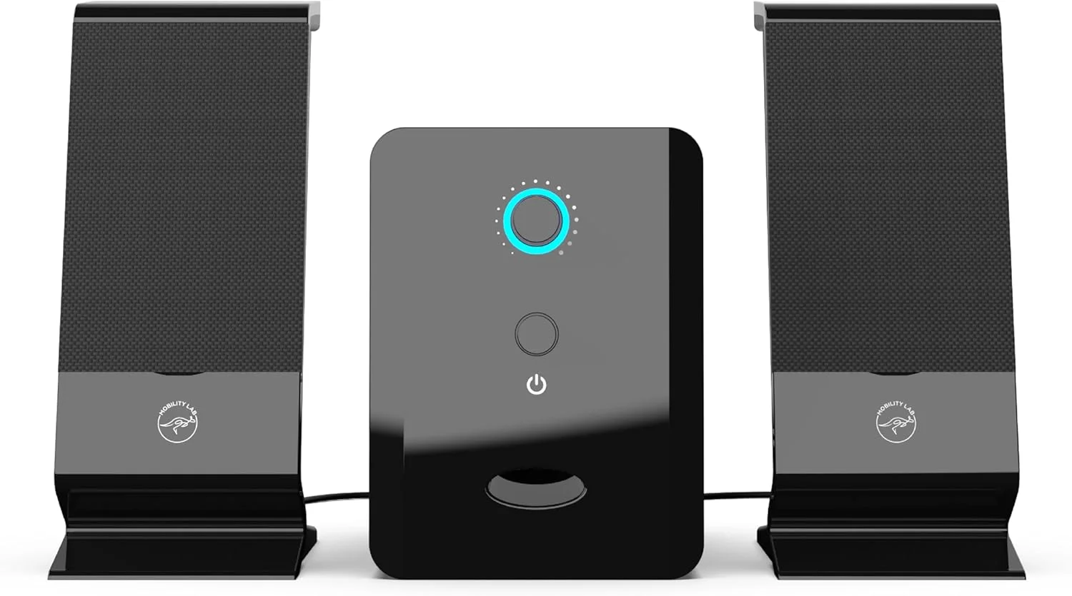 اسپیکر کامپیوتر 2.1 چند رسانه ای Mobility Lab ML314006 - صدای غنی، بیس قدرتمند، کنترل صدای یکپارچه، اتصال سیمی USB و جک - سازگار با MacOS و Windows - مشکی اسپیکر کامپیوتر 2.1 چند رسانه ای Mobility Lab ML314006 - صدای غنی، بیس قدرتمند، کنترل صدای یکپارچه، اتصال سیمی USB و جک - سازگار با MacOS و Windows - مشکی