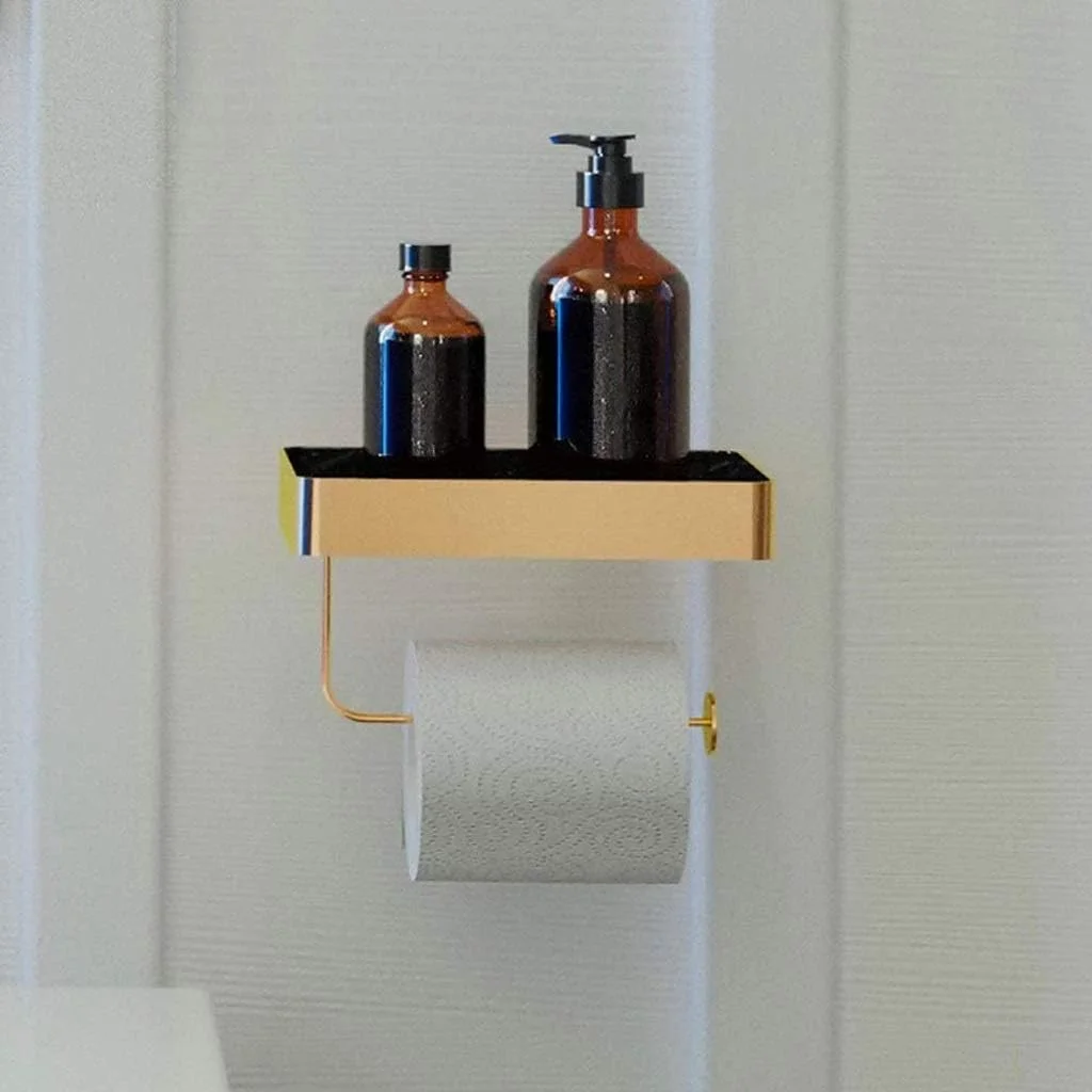 نگهدارنده دستمال توالت ZDmalt، نگهدارنده رول توالت حمام، نگهدارنده دستمال کاغذی استیل ضد زنگ، پد لاستیکی نصب شده روی دیوار، روکش کروم نگهدارنده دستمال توالت ZDmalt، نگهدارنده رول توالت حمام، نگهدارنده دستمال کاغذی استیل ضد زنگ، پد لاستیکی نصب شده روی دیوار، روکش کروم