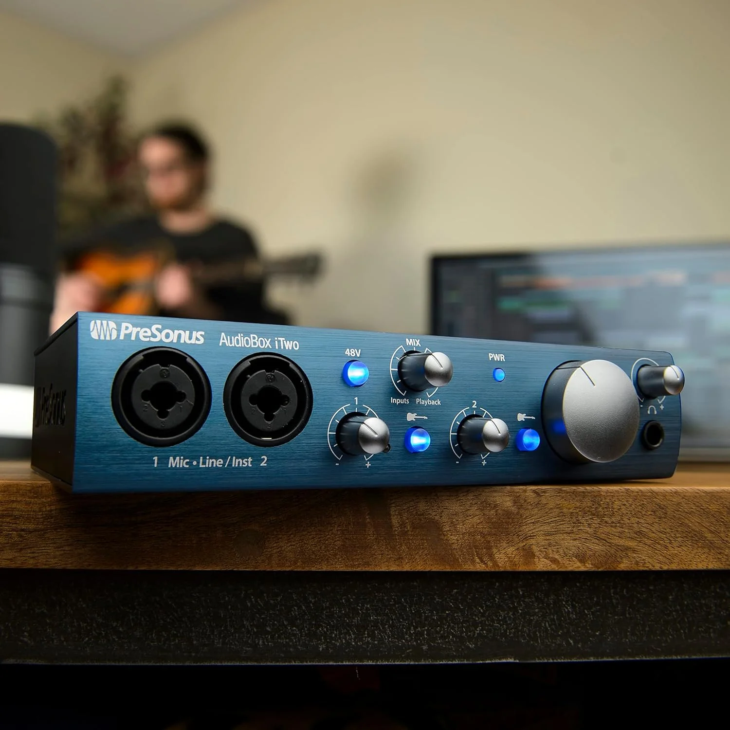 اینترفیس صوتی Presonus Audiobox Itwo 2X2 Usb/Ipad به همراه نرم افزار ضبط Studio One Artist و Ableton Live Lite Daw اینترفیس صوتی Presonus Audiobox Itwo 2X2 Usb/Ipad به همراه نرم افزار ضبط Studio One Artist و Ableton Live Lite Daw